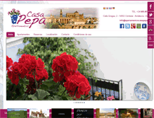 Tablet Screenshot of apartamentoscasapepa.com